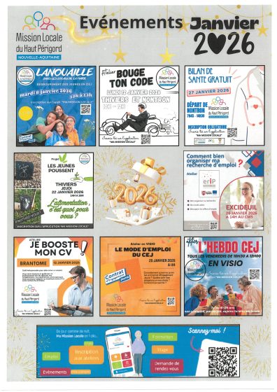 Evènements janvier mission locale