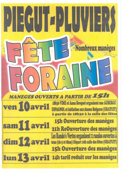 FETE FORAINE