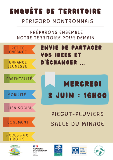 ENQUETE DE TERRITOIRE PERIGORD NONTRONNAIS
