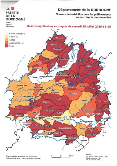 RESTRICTIONS EAU